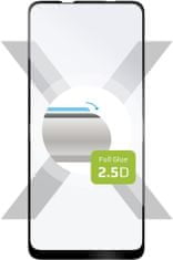 FIXED ochranné tvrzené sklo Full-Cover pro Samsung Galaxy A21s, lepení přes celý displej, černá