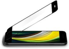 Spigen ochranné sklo AlignMaster FC pro iPhone SE (2022/2020)/8/7, černá