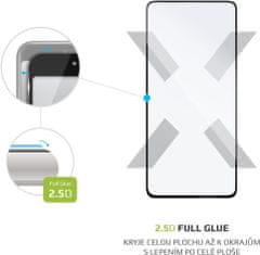 FIXED ochranné tvrzené sklo Full-Cover pro Samsung Galaxy A41, lepení přes celý displej, černá