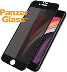 PanzerGlass Edge-to-Edge pro Apple iPhone 6/6s/7/8/SE(2020)/SE(2022), Privacy, černá