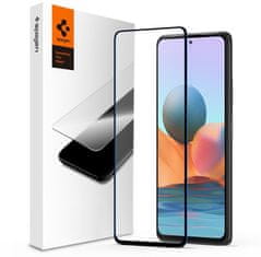 Spigen ochranné sklo FC pro Xiaomi Redmi Note 10 Pro, černá