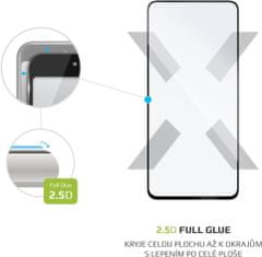 FIXED ochranné sklo Full-Cover pro Samsung Galaxy S21 FE 5G, s lepením přes celý displej, černá
