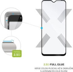 FIXED ochranné sklo Full-Cover pro Samsung Galaxy A23 5G, s lepením přes celý displej, černá