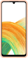 Samsung zadní kryt s kapsou na kartu pro Galaxy A33 5G, oranžová