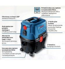 Bosch 1100W 15L plynový automatický vysavač 15 Ps