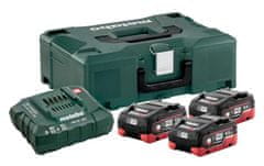 Metabo Akumulátor 3 X 5,5 Ah Lihd + Nabíječka Asc 30-36 V + Kufřík Metaloc