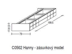 Gazel Hanny zásuvkový modul Povrchová úprava: bílá