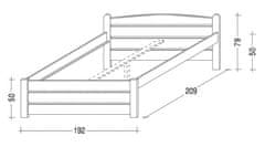 Gazel Thorsten senior postel 180