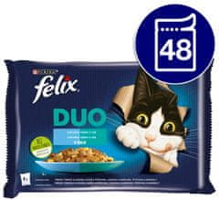 Felix FANTASTIC Duo multipack lahodný výběr v želé 48x85 g