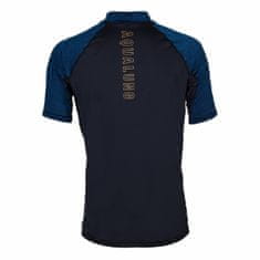 AQUALUNG Pánské lycrové triko SLIM FIT černá/modrá modrá/černá 2XL