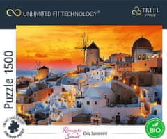 Trefl Puzzle UFT Romantic Sunset: Oia, Santorini 1500 dílků