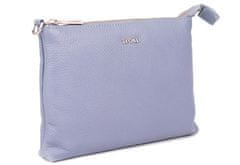 Dámská kožená crossbody kabelka A6B Lavender