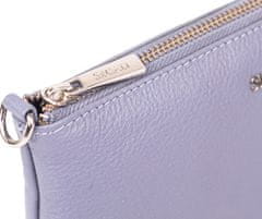 Dámská kožená crossbody kabelka A6B Lavender