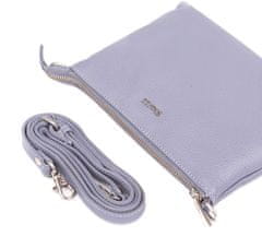 Dámská kožená crossbody kabelka A6B Lavender