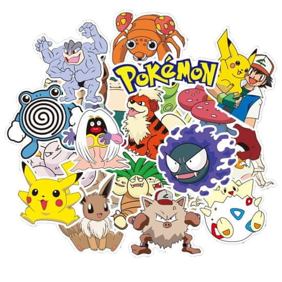 Northix Nálepky, 80 balení - Pokémoni