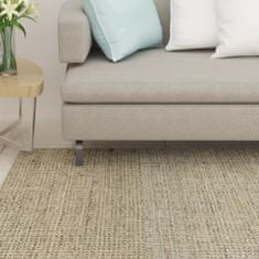 Vidaxl Koberec přírodní sisal 80 x 300 cm taupe