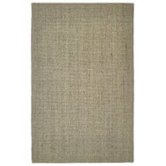 Greatstore Koberec přírodní sisal 66 x 100 cm taupe