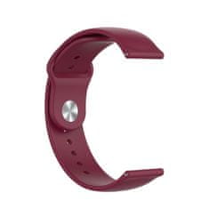 BStrap Silicone řemínek na Garmin Venu 2S, vine red