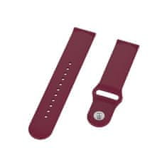 BStrap Silicone řemínek na Garmin Venu 2S, vine red