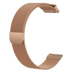 BStrap Milanese řemínek na Garmin Venu 2S, rose gold