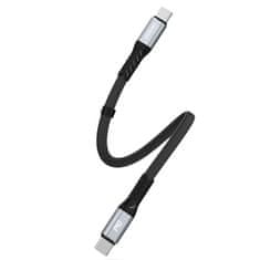 DUDAO L10C kabel USB-C / USB-C PD 100W, černý