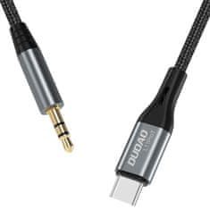 DUDAO L11ProT audio kabel USB-C / 3.5mm mini jack, šedý