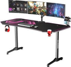 Ultradesk Frag XXL, černý/růžový (UDESK-FX-PN)