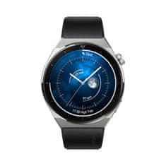 Huawei Watch GT 3 Pro/46mm/Silver/Elegant Band/Black