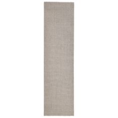 Greatstore Koberec přírodní sisal 66 x 250 cm pískový