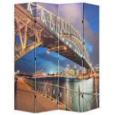 Greatstore Skládací paraván 160 x 170 cm Přístavní most v Sydney