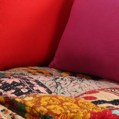 Petromila 2místný modulární pouf patchwork textil