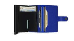 Secrid Modrá peněženka SECRID Miniwallet Crisple Blue-Black