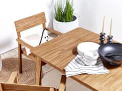 Beliani Zahradní jídelní stůl z akáciového dřeva 180 x 90 cm FORNELLI