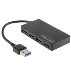 Northix USB 3.0 Hub se 4x USB porty (vysokorychlostní) – až 5 Gb/s 