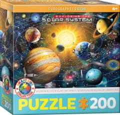 EuroGraphics Puzzle Prozkoumej sluneční soustavu 200 dílků