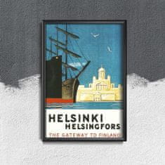 Vintage Posteria Plakát Helsinki Ne A3 - 29,7x42 cm