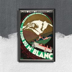 Vintage Posteria Plakát Mount blanc Ne A1 - 59,4x84,1 cm