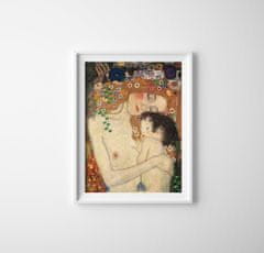 Vintage Posteria Retro plakát Matka a dítě Gustav Klimt Ne A4 - 21x29,7 cm