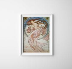 Vintage Posteria Retro plakát Alphonse Mucha Dance Ne A2 - 42x59,4 cm