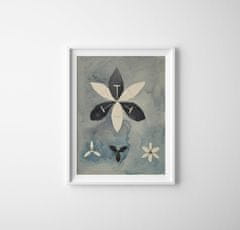 Vintage Posteria Retro plakát Blommor Hilma Klint Ne A3 - 29,7x42 cm