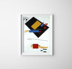 Vintage Posteria Retro plakát Suprematismus Kazimierz Malewicz A4 - 21x29,7 cm