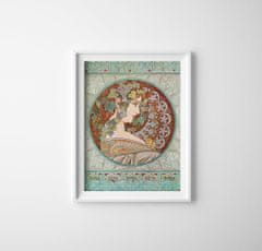 Vintage Posteria Retro plakát Lvy Alphonse Mucha Ne A4 - 21x29,7 cm