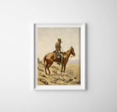 Vintage Posteria Plakát Frederic Remington Lookout Ne A3 - 29,7x42 cm