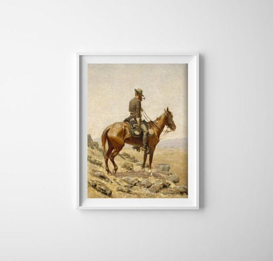 Vintage Posteria Plakát Frederic Remington Lookout