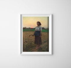 Vintage Posteria Dekorativní plakát Song of the Lark Jules Breton A2 - 42x59,4 cm