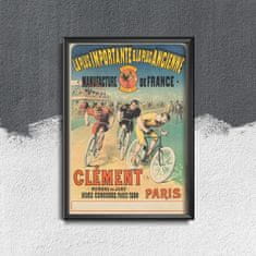 Vintage Posteria Plakát na zeď Championnat du Monde de Cross Cyclo Pedestre Ne A3 - 29,7x42 cm