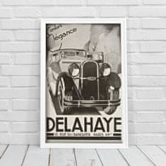 Vintage Posteria Plakát Delahaye Confort Elegance Ne A4 - 21x29,7 cm