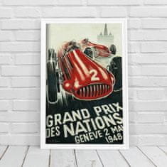 Vintage Posteria Plakát Grand Prix des Nations Geneve Ne A4 - 21x29,7 cm