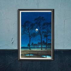 Vintage Posteria Plakát Zimní měsíc kawase hasui Ne A1 - 59,4x84,1 cm