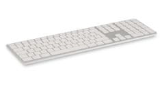 Bezdrátová klávesnice pro Mac s numerickým blokem CZ, hliníková, stříbrná